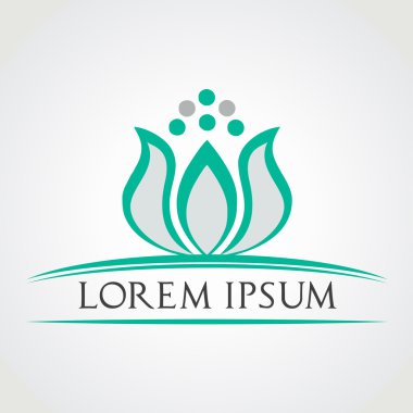 Lotus simge vektör