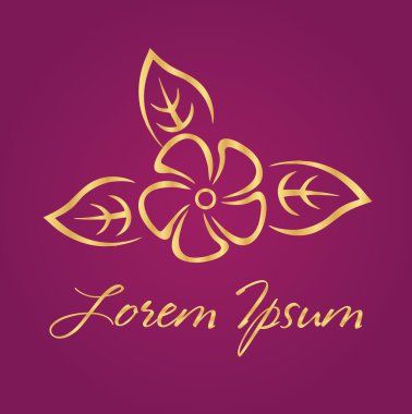 çiçekler vektör simgesi