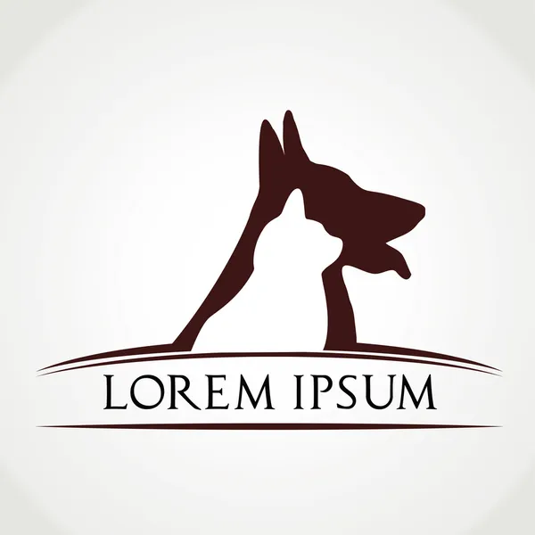 Köpek ve kedi sembolü - hayvan