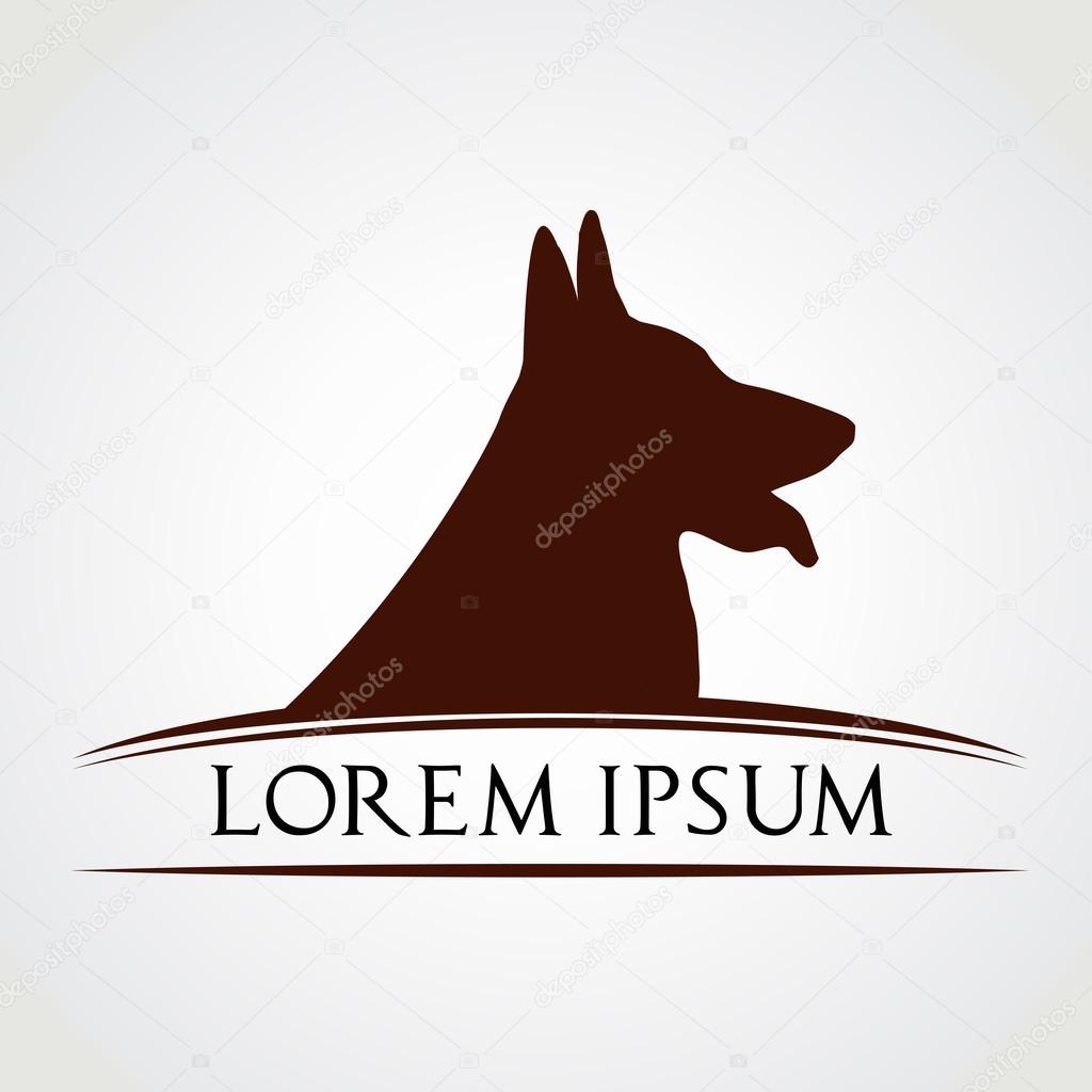 Dog and cat symbol - animal vector