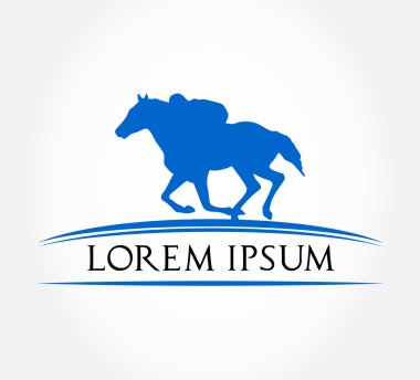 at sembolü. vektör çizim.