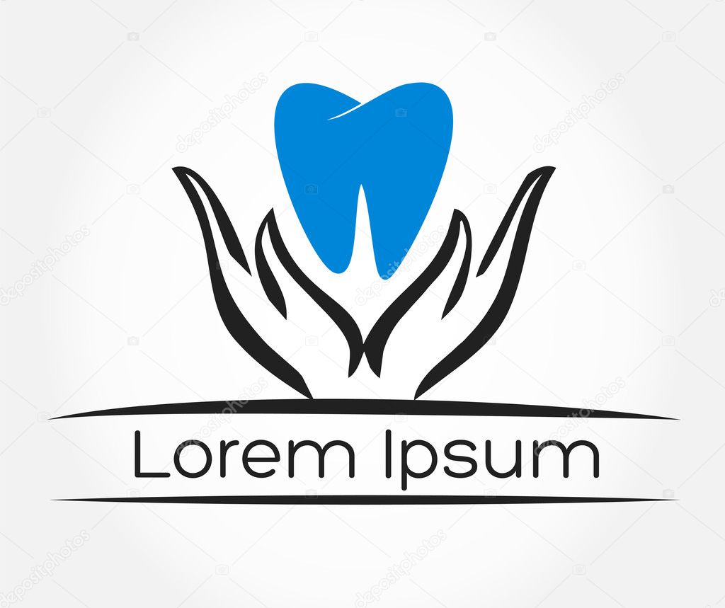 Tooth symbol. vector illustration. logo.