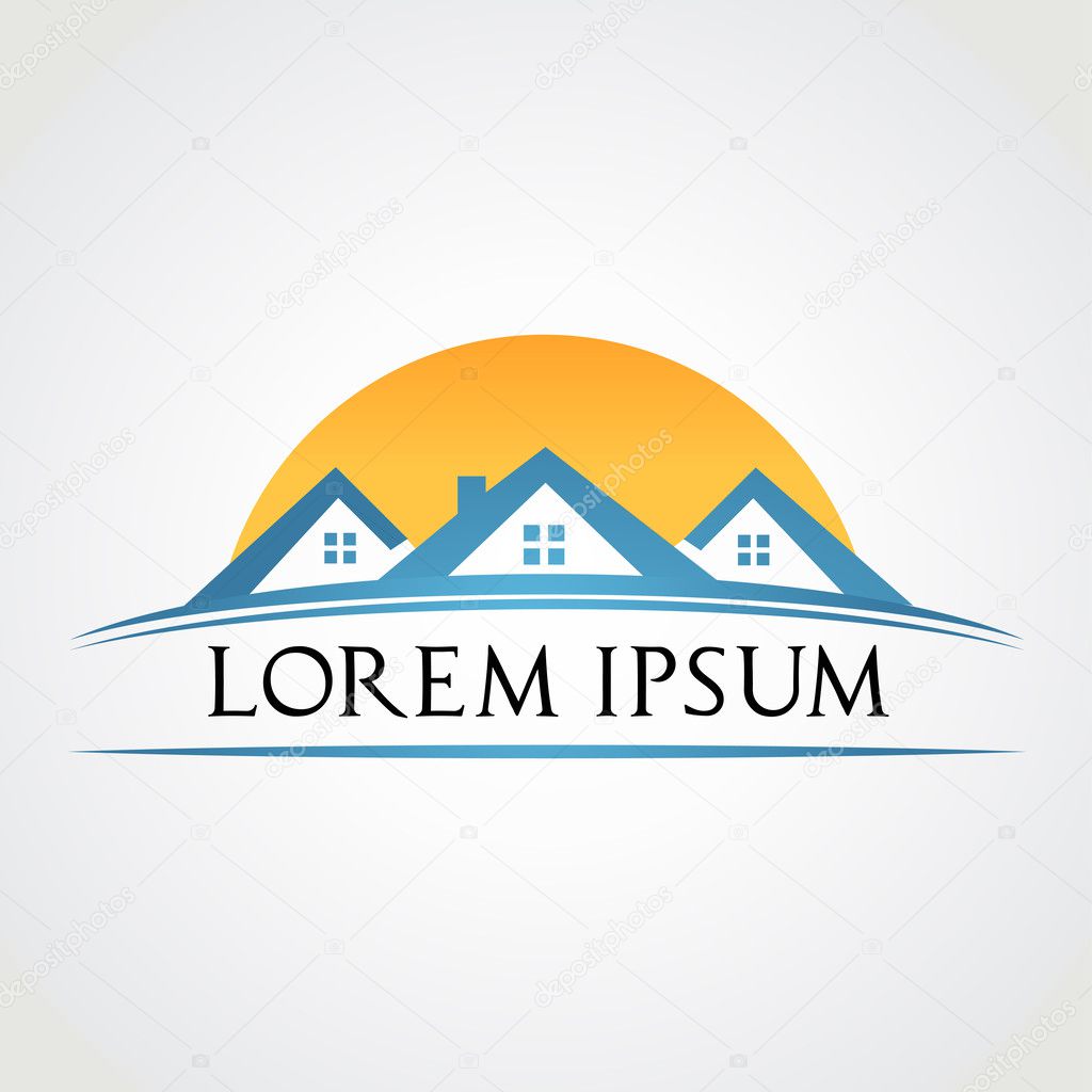 Real estate vector. House symbol.