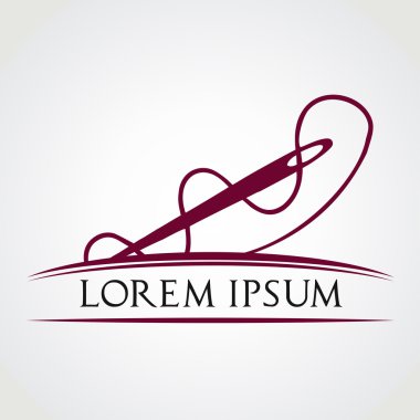 iğne ve iplik sembolü.