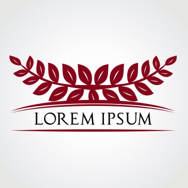 Şube soyut sembolü. iş simgesi.