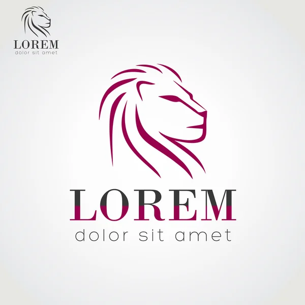 Aslan vektör simgesi