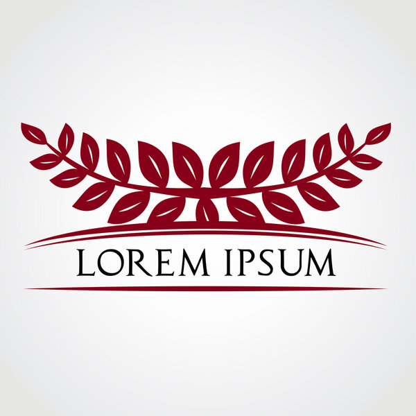 Абстрактный символ ветви. Икона бизнеса
.