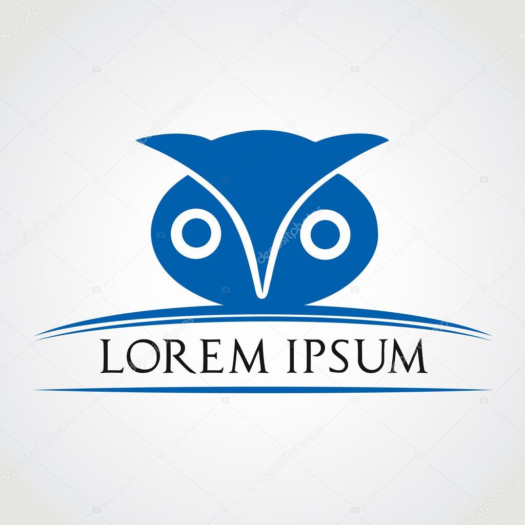 Owl symbol vector illustration. logo.