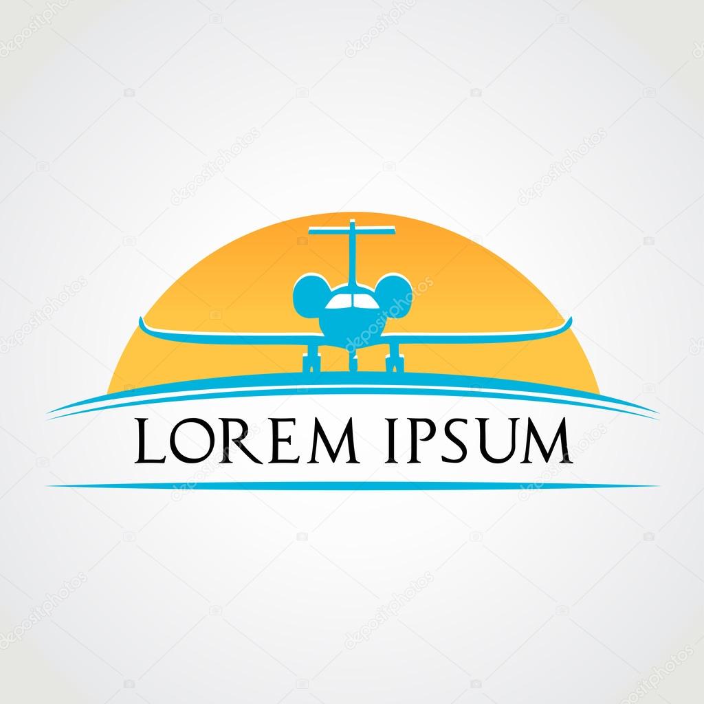 Plane. airplane symbol. vector illustration.