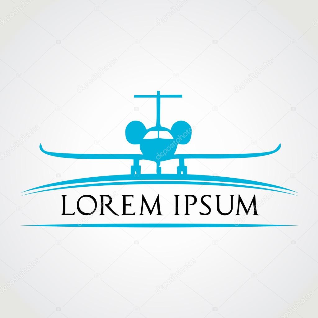 Plane. airplane symbol. vector illustration.