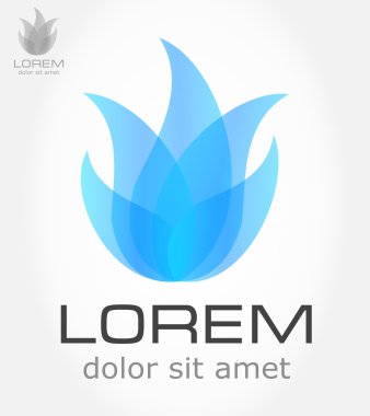 Yangın görüntü. alevler vektör.