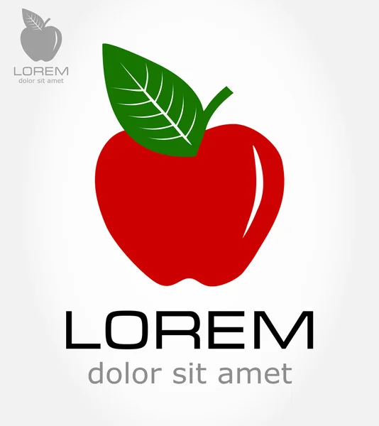 Apple symbool vector — Stockvector