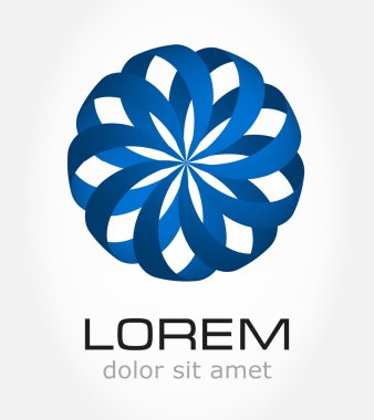 Küre sembolü. vektör çizim.