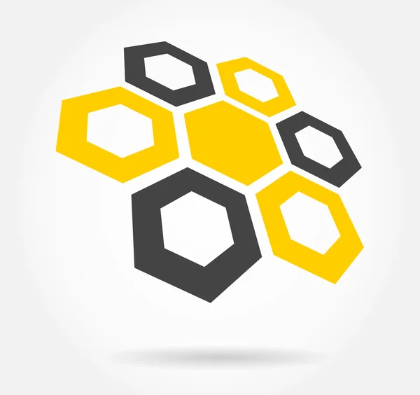 Symbole nid d'abeille — Image vectorielle
