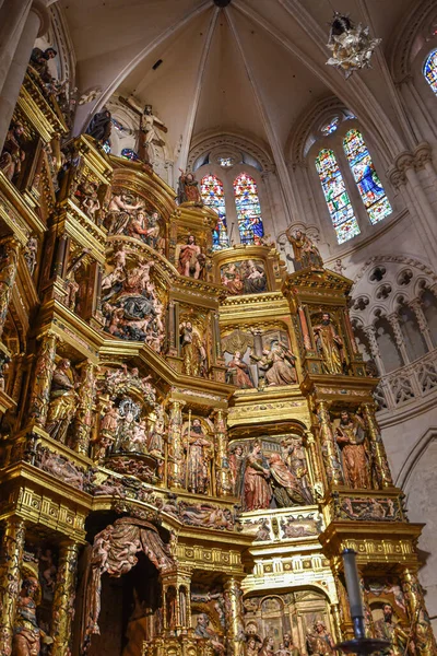 Burgos España Oct 2021 Altar Mayor Catedral Santa María Burgos — Foto de Stock