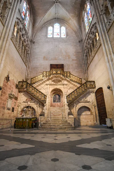 Burgos Spagna Ott 2021 Scala Oro Nella Cattedrale Burgos Nella — Foto Stock