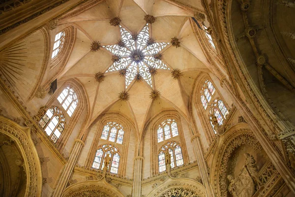 Burgos Spanien Oktober 2021 Decke Kathedrale Der Heiligen Maria Von — Stockfoto