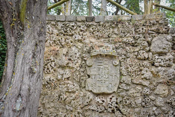 Burgos Spain Oct 2021 Historic Stone Walls Burgos Castle Castile — Stock Photo, Image