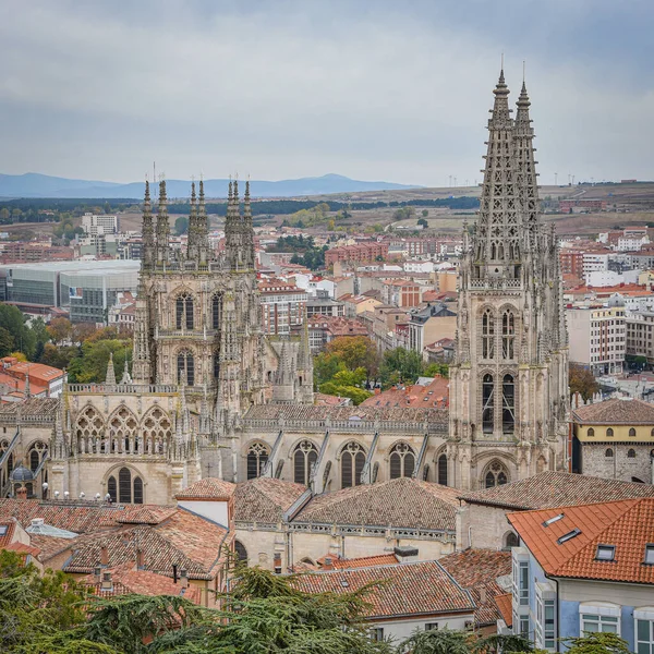 2021年10月16日 西班牙布尔戈斯 布尔戈斯 卡斯蒂利亚和里昂的圣玛利亚大教堂 — 图库照片