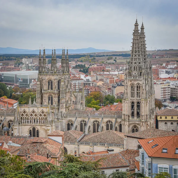 Burgos Espanha Outubro 2021 Catedral Santa Maria Burgos Castela Leão — Fotografia de Stock