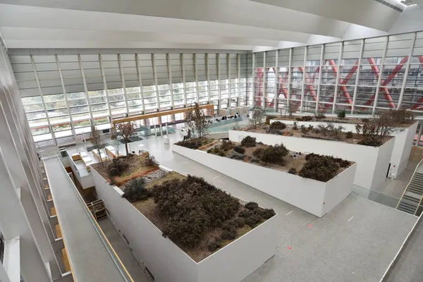 Burgos Espanha Outubro 2021 Interior Museu Evolução Humana — Fotografia de Stock