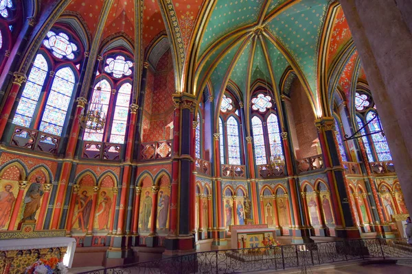 Bayonne France Oct 2021 Décorations Intérieures Dans Cathédrale Sainte Marie — Photo