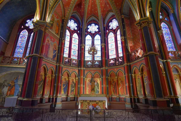 Bayonne France Oct 2021 Décorations Intérieures Dans Cathédrale Sainte Marie — Photo