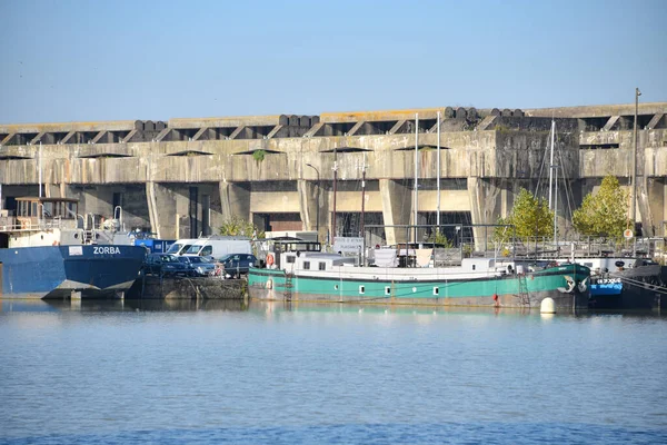 Bordeaux Fransa Kasım 2021 Dünya Savaşı Dayanıklı Alman Denizaltı Üssü — Stok fotoğraf