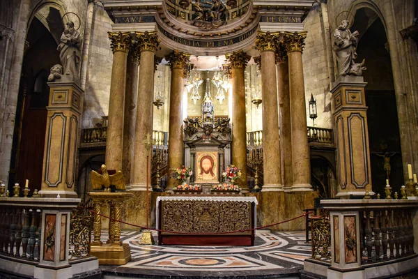 Barcelona Spain Nov 2021 Interior Basilica Dels Sants Martirs Just — Stock Photo, Image