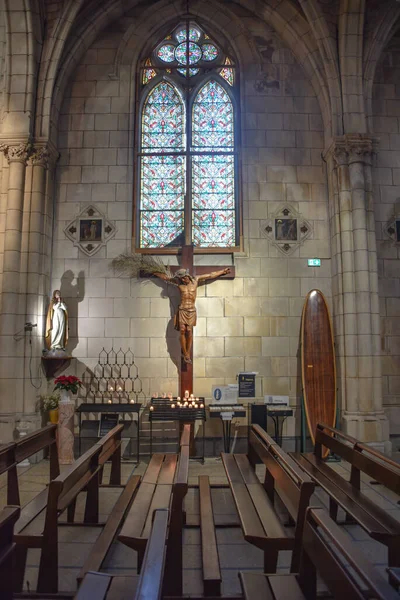 Biarritz Frankrijk Jan 2022 Sainte Eugenie Kerk Van Biarritz — Stockfoto