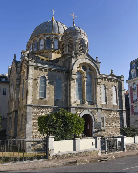 Biarritz Francia Gennaio 2022 Chiesa Ortodossa Biarritz — Foto Stock