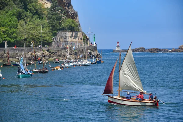 Pasaia España Mayo 2022 Veleros Veleros Pasaia Maritime Festival Gipzukoa — Foto de Stock