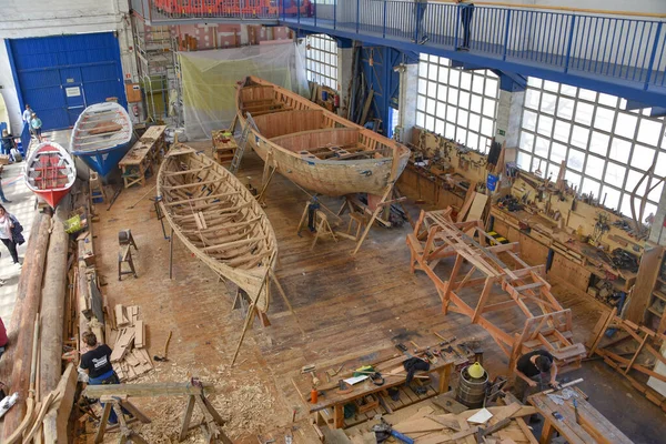 Pasaia Gipuzkoa Espagne Mai 2022 Reconstruction Historique Bateaux Baleiniers Dans — Photo