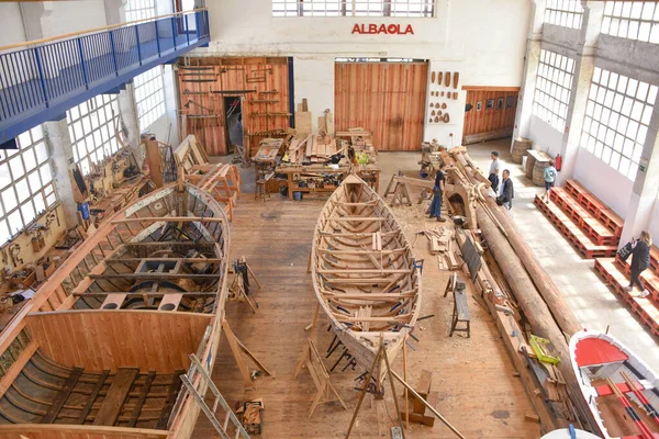 Pasaia Gipuzkoa Spain May 2022 Historic Whaling Boat Reconstruction Basque — Stock Photo, Image