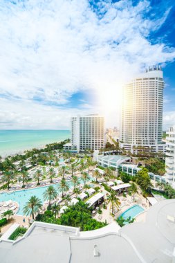 Miami beach Üstten Görünüm
