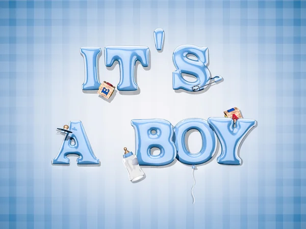 It's a boy — Stock Photo, Image