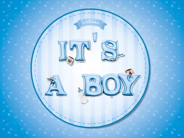 It's a boy — Stock Photo, Image