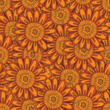 sonsuz çiçek desenli