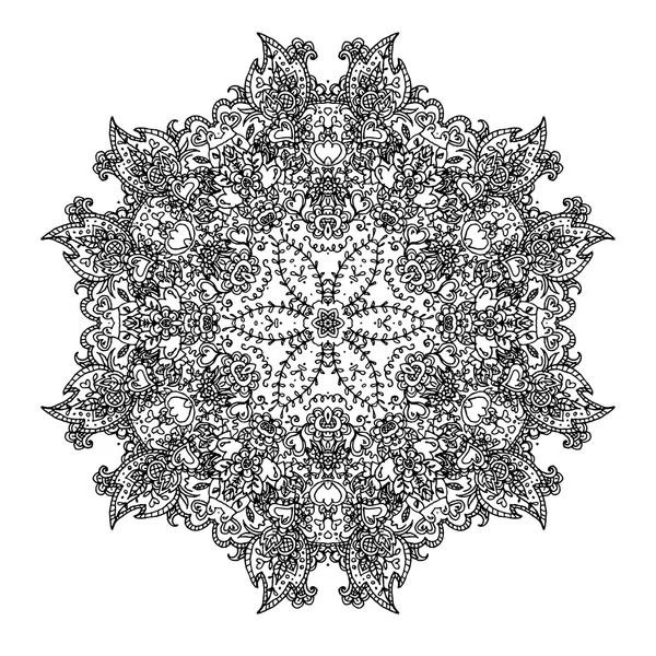 Декоративні круглі мережива — стоковий вектор
