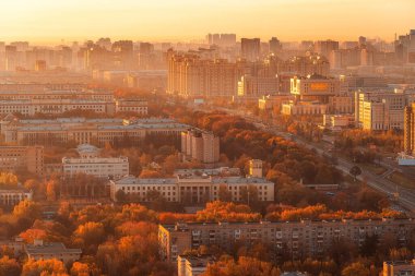MOSCOW, Rusya - 10 Ekim 2021: 