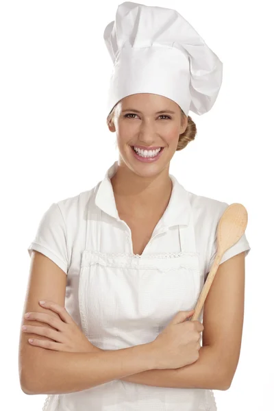 Young woman chef Stock Picture