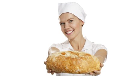 Genç Bayan baker