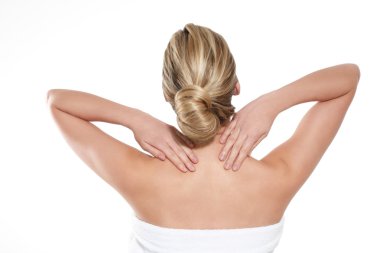 Kadının duygu sırt ağrısı