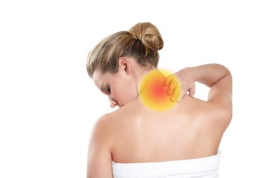 Kadının duygu sırt ağrısı