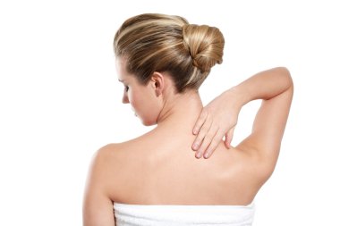 Kadının duygu sırt ağrısı