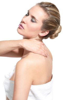 Kadının duygu sırt ağrısı