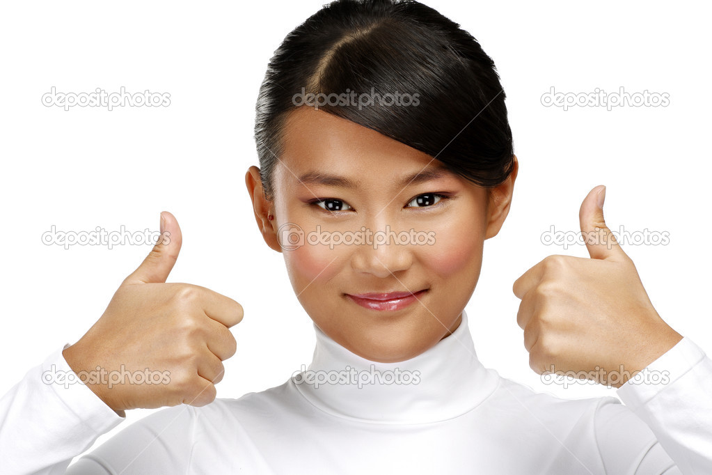 Chinese thumbs up gif