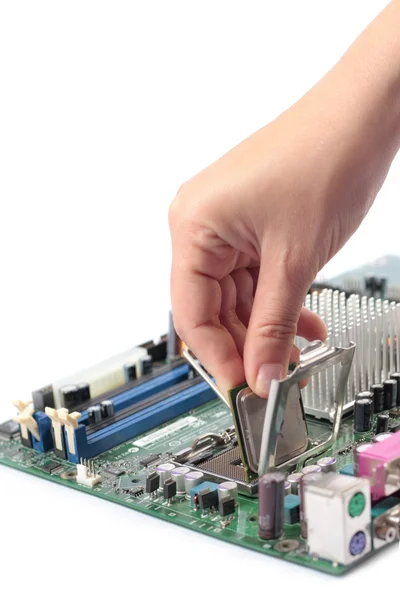 Computer mainboard — Stock Photo, Image