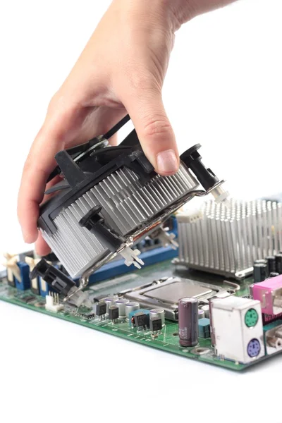 Computer mainboard — Stock Photo, Image