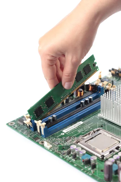 Computer mainboard — Stock Photo, Image